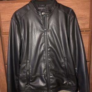 John Varvatos leather jacket,  new